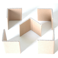 Protections d'angle de palette écologiques blanches/marron en papier, perles d'angle haute résistance, protection des bords d'emballage, 100 % imperméables