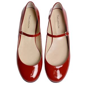 Große Schuhe Damen Runde Zehen Flache Mary Jane Babydoll Schuhe Damen Wohnungen - Product Image 3