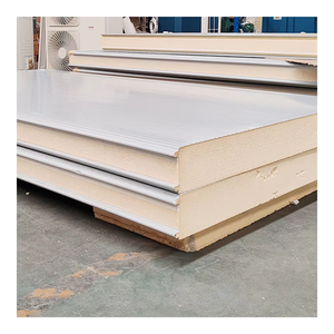 Panel Sándwich Aislante <span class=keywords><strong>de</strong></span> Espuma PUR Impermeable para Decoración <span class=keywords><strong>de</strong></span> Paredes en Almacenes, Material <span class=keywords><strong>de</strong></span> Acero Duradero para Uso en Exteriores - Product Image 2