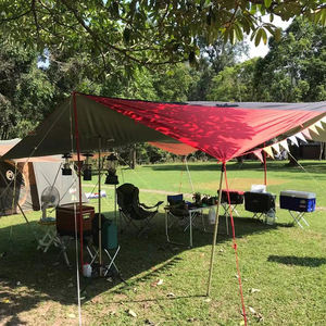 Nuevo estilo 100% poliéster 210T tela opaca impermeable con revestimiento negro para tienda de campaña y coche - Product Image 5