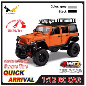SJY-MN128 Coche RC a Escala Completa, Modelo de Coche Teledirigido Wrangler 4WD, Coche de Escalada, Vehículo Todoterreno de Simulación, Juguete - Product Image 4