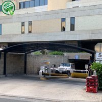 Abri d'auto en aluminium debout libre de l'auvent en plastique rv de tente de garage de voiture de double des Etats-Unis avec le polycarbonate