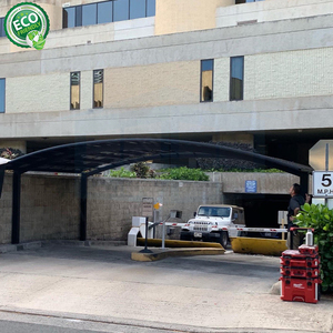 Carpa de garaje de coche doble de EE. UU. de pie, toldo de plástico, cochera de aluminio Rv con policarbonato - Product Image 2