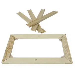 Fabbricazione miglior prezzo tele telaio barella barra esterna telaio in legno per allungata 40x60