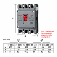 Disjoncteur à boîtier moulé Delixi CDM6i DC (MCCB) 3/4P DC500V, protecteur photovoltaïque pour boîtier de combinaison PV, système d'énergie solaire