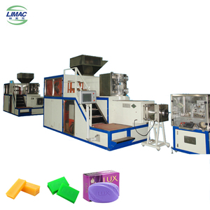 LIMAC 1000 kg/h Ligne de production automatique de savon solide en nouilles, en acier inoxydable, contrôlée par PLC, avec pompe à moteur - Product Image 1