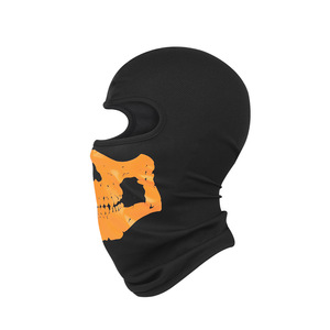 Skull Face Mask Black Pink Breathable Cycling Outdoor Sports Unisex Headgear - Product Image 3