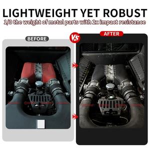 Nouveauté : Cache d'admission d'air moteur en fibre de carbone sèche style OEM pour Ferrari 458 - Product Image 2