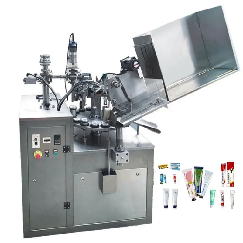 Toothpaste Tube Glue/Adhesive Filling and Sealing Machine