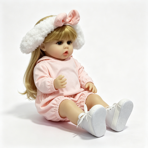 Customized Reborn baby girl <b>doll</b>, Lifelike realistic toddler <b>doll</b>, Vinyl silicone reborn <b>doll</b>, Kids pretend <b>play</b> baby <b>doll</b> - Product Image 4