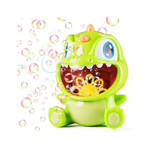 Souffleur automatique de bulles de dinosaure pour enfants de plus de 500 bulles <span class=keywords><strong>3</strong></span> piles AA machine en plastique pour le plaisir d'été - Product Image 1