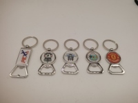 Porte-clés en métal de haute qualité Ouvre-bouteille à sublimation en aluminium Durable et élégant