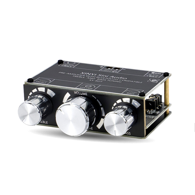 Tone Preamplifier HiFi Audio NE5532 Equalizer BT-Compatible 5.1 Wireless Receiver Preamp Aux Pre Amplifier Aux DC5-24V