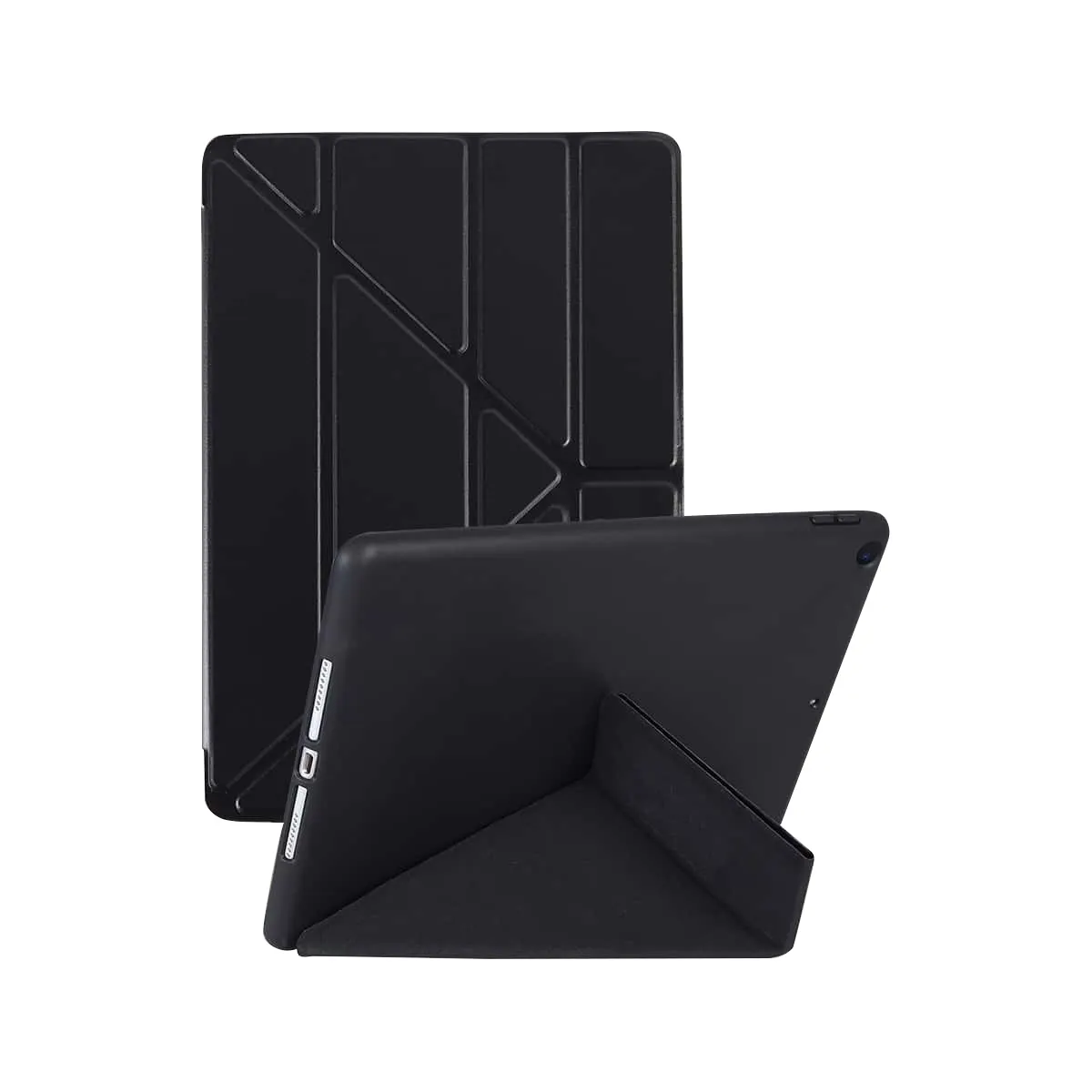 Hot Selling Soft TPU Case Tablet Y Shape Four-fold Solid Color Case for iPad 12.9 Inch 6 Generation 11 Pro Cover