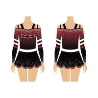 Uniformes All- Star de filles OEM personnalisés Tenues de compétition de danse sur scène bon marché Techniques imprimées Tenues de compétition de Cheer