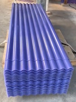 Panneau de toiture en fibre de verre ondulé FRP anti-UV pour éclairage naturel, haute transmission lumineuse pour atelier et entrepôt