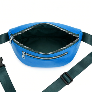 <span class=keywords><strong>Borsa</strong></span> a <span class=keywords><strong>tracolla</strong></span>/pettorale da <span class=keywords><strong>donna</strong></span> in pelle PU solida, elegante e <span class=keywords><strong>sportiva</strong></span>, con tasca con cerniera, ideale per il tempo libero - Product Image 5