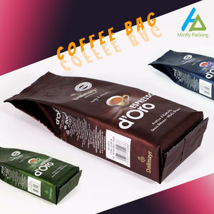 שקית קפה שקופה עם תחתית שטוחה, סגירת רוכסן, חלון שקוף, הדפסה דיגיטלית בהתאמה אישית של מינפליי, הטבעה בחום, למזון לחיות מחמד וחלב - Product Image 4