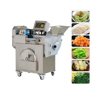 Stainless Steel Fruit Vegetable Dicer And Slicer Cutting Machine Commercial Vegetable Cutting Machine