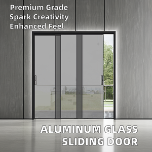 Siêu Hẹp Hợp Kim Nhôm Kính Cửa Trượt Phân Vùng Gấp Thiết Kế Thấp Đường Sắt Treo Ban Công Rửa Xe Cửa Hàng Phòng Khách - Product Image 2