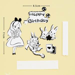 Neue hand gezeichnete Art <span class=keywords><strong>Astronaut</strong></span> Geburtstags torte Dekoration Cartoon Space Cake Topper zum Backen Dekoration - Product Image 5