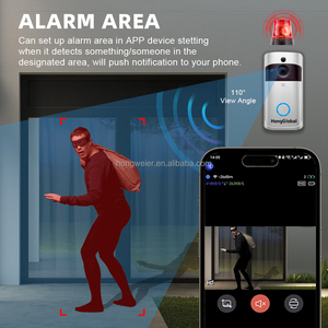 Hongglobal 2MP IP nhà surveil an ninh CCTV không ướt Wifi chuông cửa máy ảnh kement thông minh Vòng cửa Chuông không dây chuông cửa máy ảnh - Product Image 6
