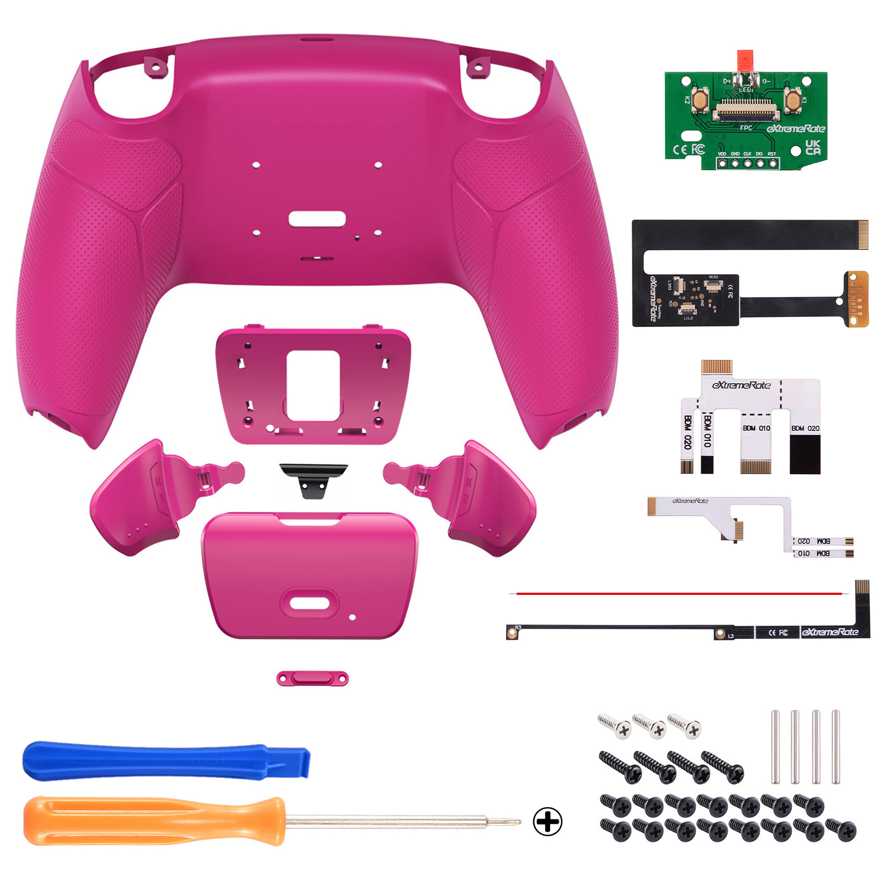 Nova Pink Rubberized Grip