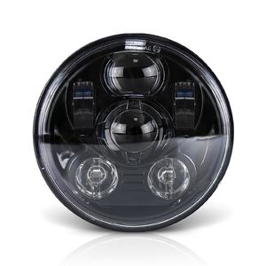 哈雷戴维森OVOVS黑色5.75 5-3/4英寸发光二极管摩托车前照灯5.75英寸前照灯 - Product Image 1