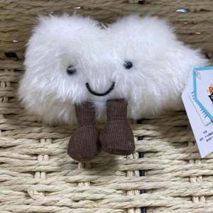 Porte-clés Jelly Cloud en coton British Jelly Cat, pendentif nuage sombre, unisexe, adorable pour sac, cadeau d'anniversaire - Product Image 3