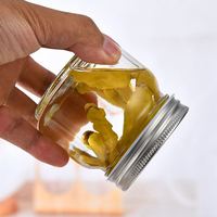 Mini Recipientes de Vidrio para Almacenamiento de Alimentos, Café y Té, Frascos de Vidrio Borosilicato con Tapa y Logotipo Personalizado, Estilo Minimalista para Cocina