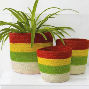 Vente directe d'usine jardinière en corde de jute en coton de qualité supérieure pour la décoration intérieure jardinières d'intérieur de fête exportation de haute qualité à bas prix - Product Image 4