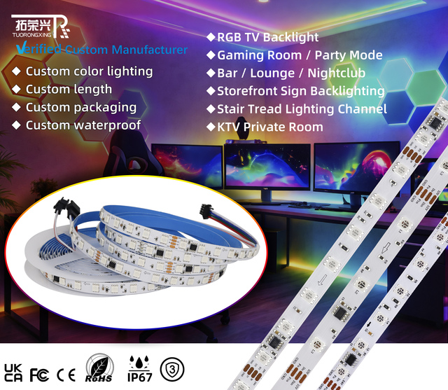 App Control FullColor LED Music Sync Voice Control Tuya 5050 3M 5M 10M Waterproof TV Backlight Wifi RGB RGBIC Smart Strip Lights