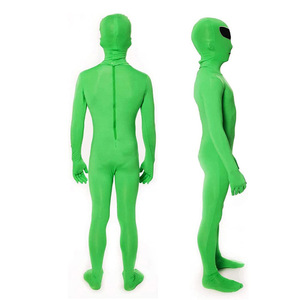 Costume da Alieno per Halloween, Tuta Intera per Uomo con Mantello, Ispirato a Film e Serie TV - Product Image 3