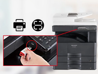 Nouveau pour copieur laser Sharp M2522R A3/A4, impression recto verso, copie et numérisation couleur avec lecteur USB en noir et blanc