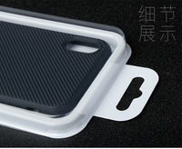 Logo personnalisé de haute qualité couverture transparente PVC téléphone portable étui de téléphone boîte d'emballage boîte en plastique blanc pour IPhone16 17 pro max