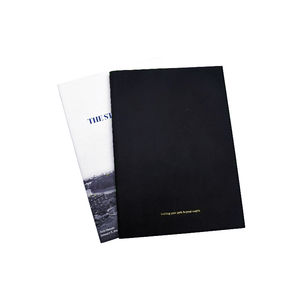 Carnet à couverture souple vierge de qualité supérieure, relié par des cordes, A4 A5 B5, journal personnel avec logo personnalisé pour la prise de notes de base - Product Image 2