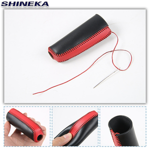 เบรค<span class=keywords><strong>มื</strong></span><span class=keywords><strong>อร</strong></span>ถยนต์สำหรับ Ford Mustang 2015 +,อุปกรณ์ตกแต่งรถยนต์ภายนอกที่หุ้มเบรก<span class=keywords><strong>มื</strong></span><span class=keywords><strong>อร</strong></span>ถยนต์หนัง - Product Image 3