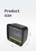 Lecteur de codes-barres 2D sans fil USB pour plateforme, idéal pour la lecture de codes QR sur les points de vente, en magasin et en entrepôt
