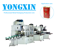 Machine automatique de formage/soudage de boîtes de conserve carrées de 1 gallon pour huile