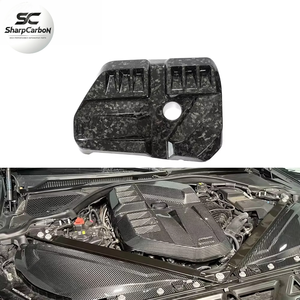 ฝาครอบวาล์วคาร์บอนไฟเบอร์แบบแห้ง สำหรับ BMW G8X M3 M4 Competition 2020-2023 รุ่น G87 M2 อุปกรณ์ตกแต่งห้องเครื่องยนต์ - Product Image 1