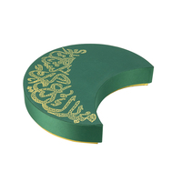 Boîtes d'emballage personnalisées en forme de lune verte, boîte à parfum, boîte cadeau pour chocolat
