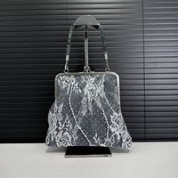Sac à bandoulière en jean chinois pour femme, nouveau style élégant et luxueux, sac à main