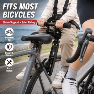 Siège de vélo pour enfant à fixation avant à libération rapide, <span class=keywords><strong>selle</strong></span> rembourrée pour vélo de montagne et de route - Product Image 6