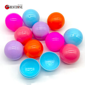 Макрон 38 мм или 3,8 см, полупрозрачная полуцветная капсула, оптовый торговый автомат, игрушечная Пластиковая Капсула - Product Image 1