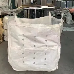 500kg 1000kg 1200kg 1500kg 2000kg 1 ton 2 tonnellate jumbo bag dimensione sacchetto di fagioli fibc jumbo alla rinfusa big bag