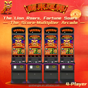 Máquina de Juegos Arcade de Pantalla Curva para 4 Jugadores, Operada con Monedas, Tragamonedas, Máquina de Slots con Redención de Boletos - Product Image 4