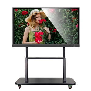 ital de pantalla táctil inteligente electrónica tablero blanco WIFI dual sistema interactiva portátil panel plano para los niños - Product Image 1