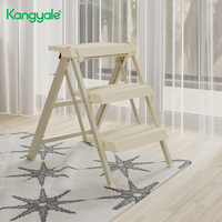 Kangyale Moderne Intérieur Ménage Escaliers Pliants Échelles Portables Pliantes Polyvalentes Plate-Forme d'Échelle Pliable en Aluminium