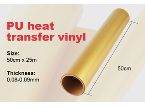 Rouleaux de vinyle thermiques d'étiquettes HTV de qualité coréenne, étiquettes en vinyle pour vêtements, transfert de chaleur, avec des mauvaises herbes et des coupes faciles, vente en gros - Product Image 6