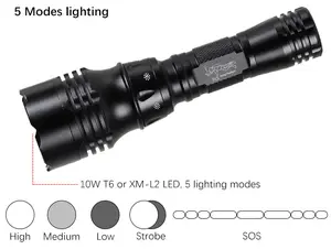 水中ダイビング器材USB充電式800ルーメン超高輝度スキューバダイビングダイビングLed Linterna懐中電灯トーチ50メートル